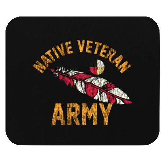 Native American Vietnam Veteran Mouse Pads