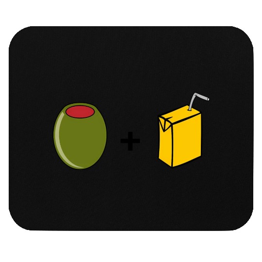 Olive Juice I Love You Mouse Pads