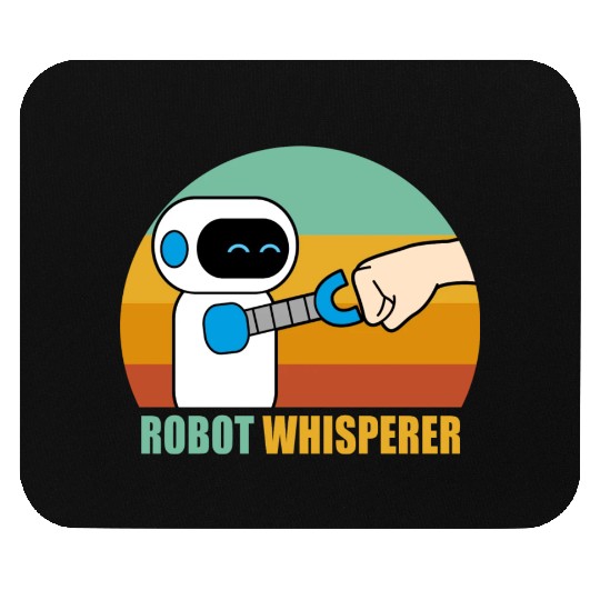 Robot Whisperer Robotisc Engeneering Mouse Pads