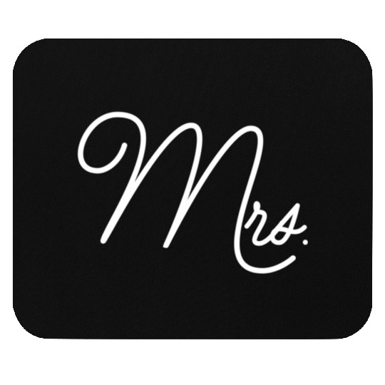 Mrs Honeymoon For Bride Wedding Mouse Pads