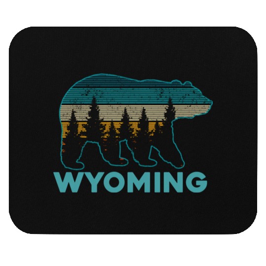 Wyoming Grizzly Bear Nature Hiking Mouse Pads