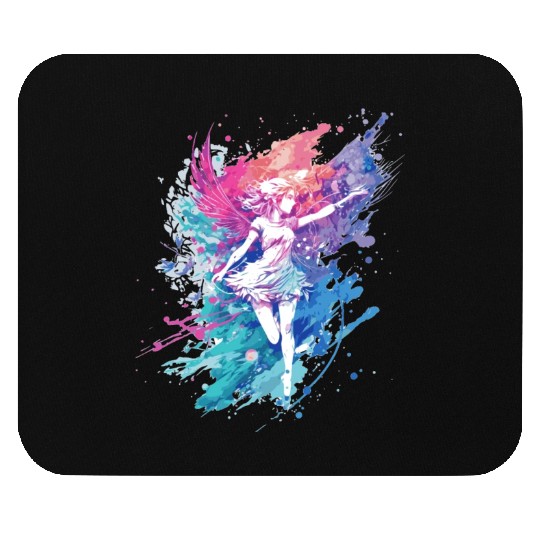 Watercolor Fantasy Fairy Grunge Pastel Goth Butter Mouse Pads