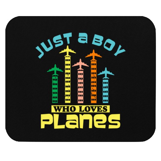 Just A Who Loves Planess Toddler Pilot Flying Mouse Pads