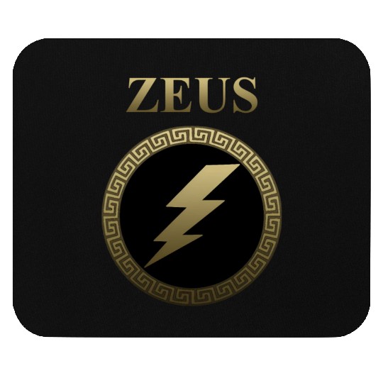 Zeus Ancient Greek God Thunderbolt Mouse Pads
