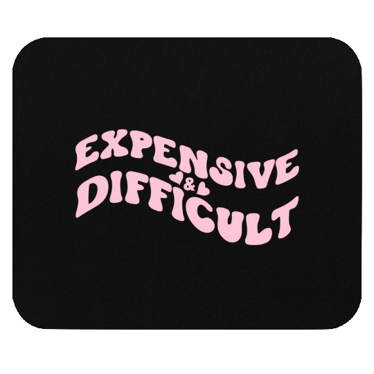 Expensive And Difficult Bougie Bougee Preppy Mouse Pads