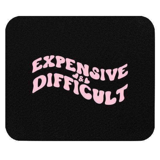 Expensive And Difficult Bougie Bougee Preppy Mouse Pads
