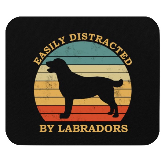 Labrador Lover Design Easily Distracted By Mouse Pads