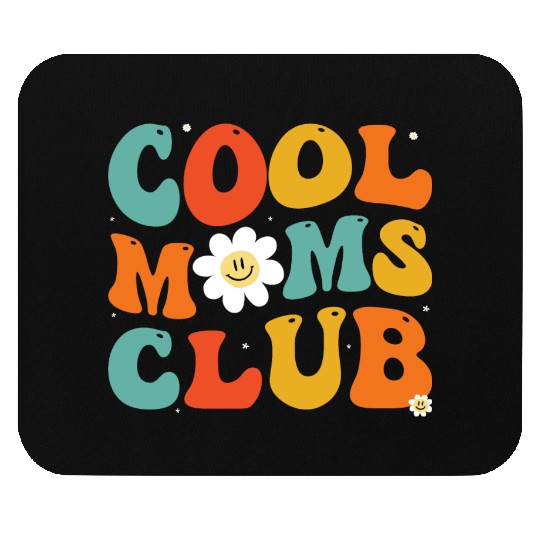 Cool Moms Club Groovy Hippie Theme Mother Day Mouse Pads