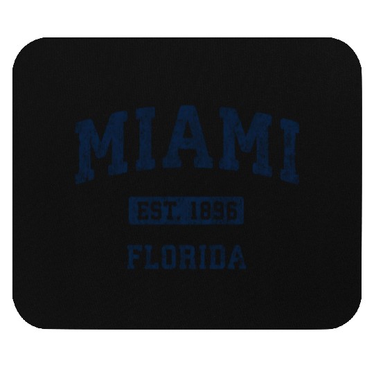 Miami Florida Fl Athletic Sports Mouse Pads