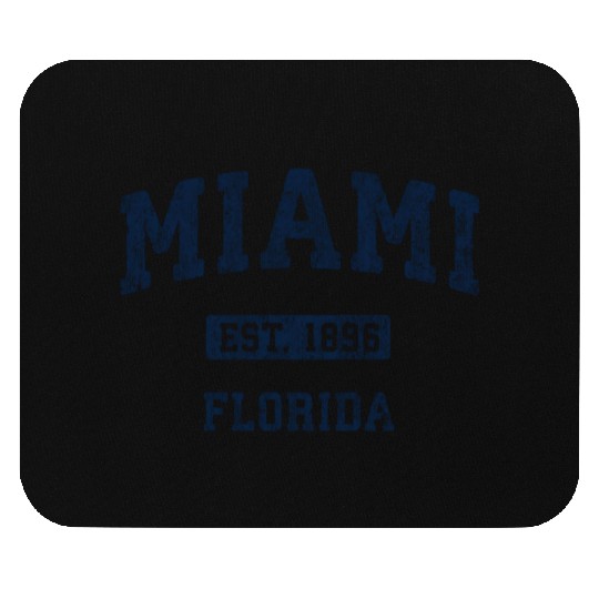 Miami Florida Fl Athletic Sports Mouse Pads