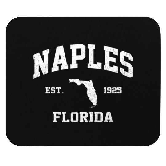 Naples Florida Fl State Athletic Style Mouse Pads