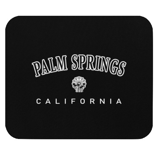 Palm Springs California Ferris Wheel Palm Trees Mouse Pads
