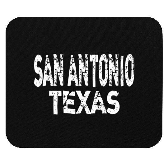 San Antonio Texas Distressed Mouse Pads