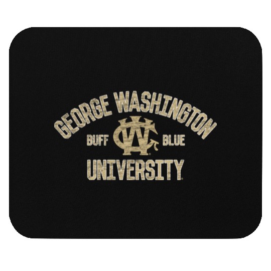 George Washington Colonials Arch Over Team Color Mouse Pads