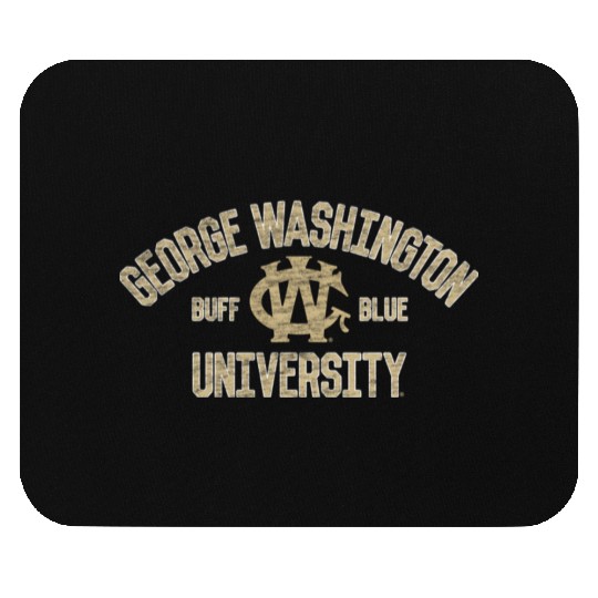 George Washington Colonials Arch Over Team Color Mouse Pads