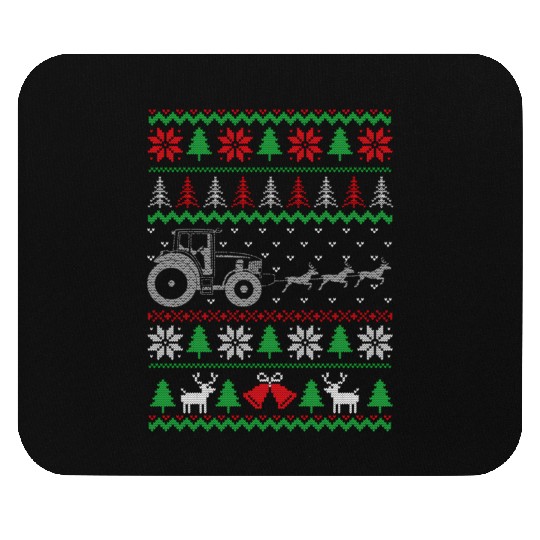 Tractor Ugly Farmer Farming Mouse Pads