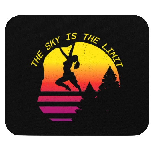 Sky Is The Limit Rock Climbing Free Wall Indoor Mouse Pads