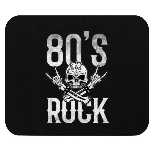 80S Rock And Roll Distressed Music Guitar Band Mouse Pads