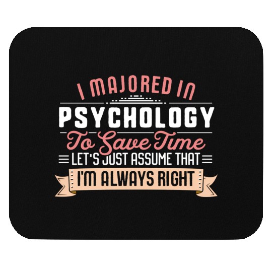 Psychology Major Student Graduation Mouse Pads