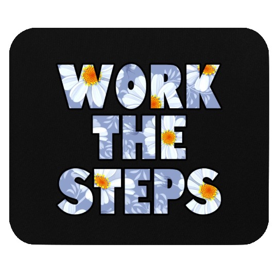 Work the Steps daisy Mouse Pads