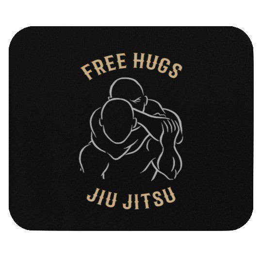 Jiu Jitsu Free Hugs Jujitsu Bjj Mma Mouse Pads