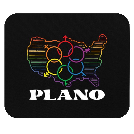 Plano Pride Month Pride Flag LGBT Community LGBTQ Mouse Pads