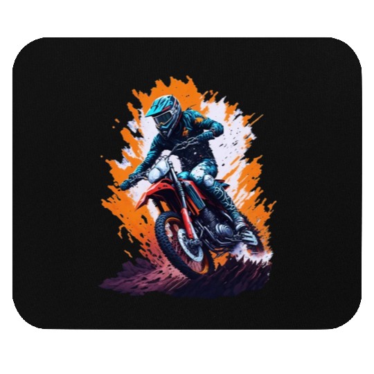 MotoCross Splash Mouse Pads