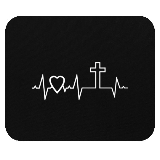 Christian Cross I Love Jesus Easter Resurrection Mouse Pads