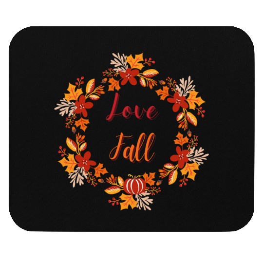 Hello Fall Sweet Autumn Mouse Pads