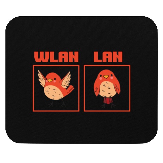 Bird internet Mouse Pads