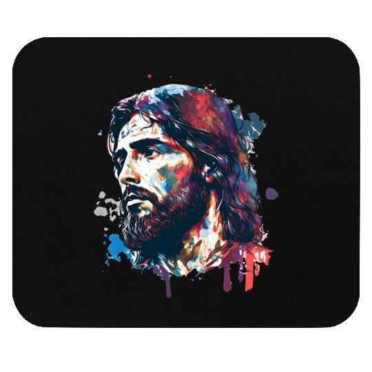 Jesus Painting Mouse Pads