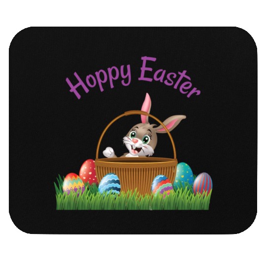 Easter Bunny Baet Hoppy Easter Mouse Pads