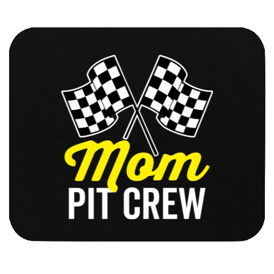 Mom Pit Crew For Racing Party Costume Mouse Pads