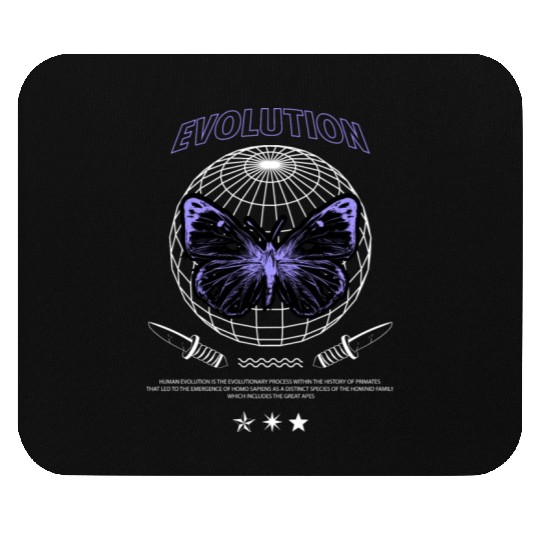 Butterfly Evolution Mouse Pads