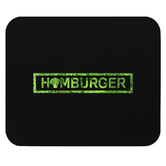 Vegan Vegetarian Broccoli Vegetable Mouse Pads