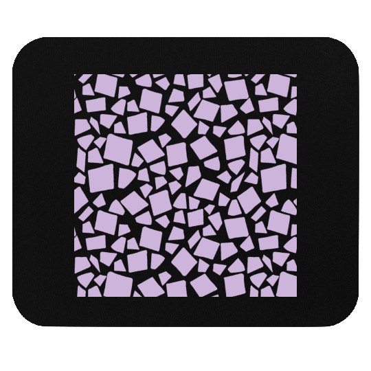 Purple Geometry Pattern Mouse Pads