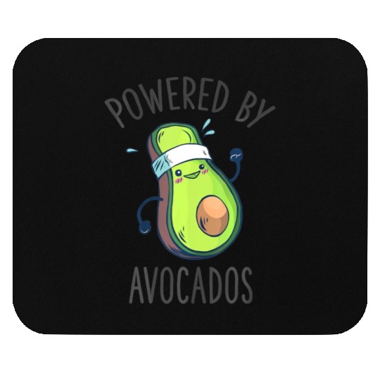 Vegan Avocado Powered By Avocados Gym Wo Mouse Pads