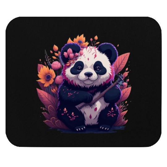 kawaii design cute panda Mouse Pads