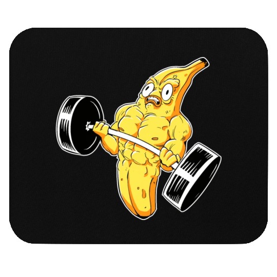 Banana Gym Power Mouse Pads