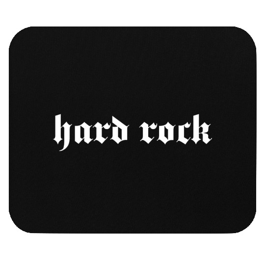 hardrock typography Mouse Pads