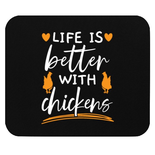 Chicken Farmer Chicken Whisperer Farm Animal Mouse Pads