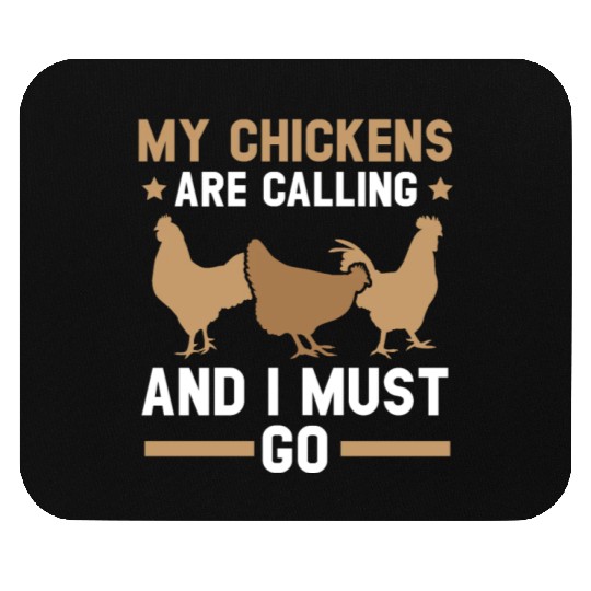 Chicken Farmer Chicken Whisperer Farm Animal Mouse Pads