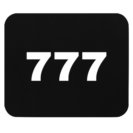 777, Angel Number Mouse Pads