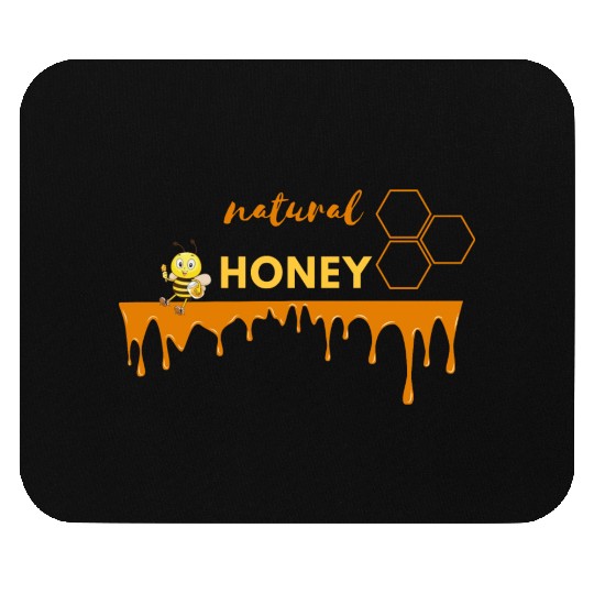 Natural honey Mouse Pads