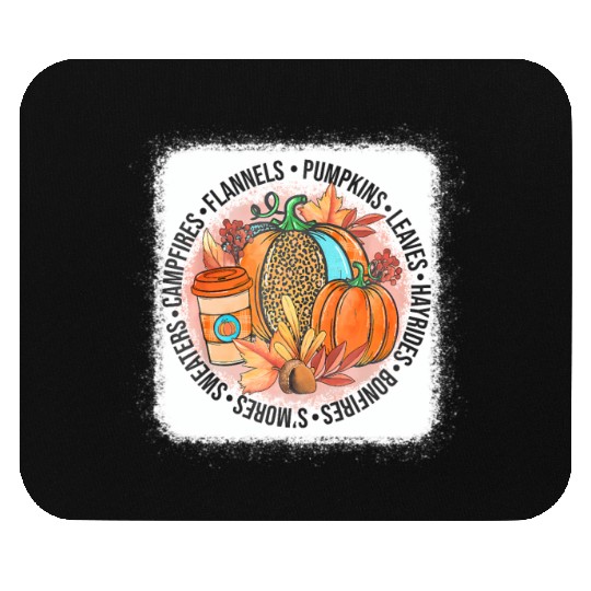 It's Fall Y'all Happy Fall Vibes Autumn Leaves Mouse Pads