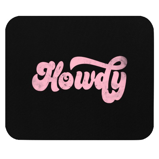 Howdy Rodeo Western Cory Southern Cowgirl Mouse Pads