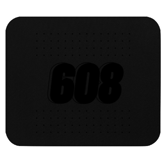 608 Area code Wisconsin Mouse Pads