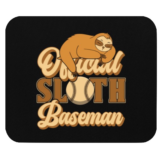Sloth Sloth Baseball Mouse Pads