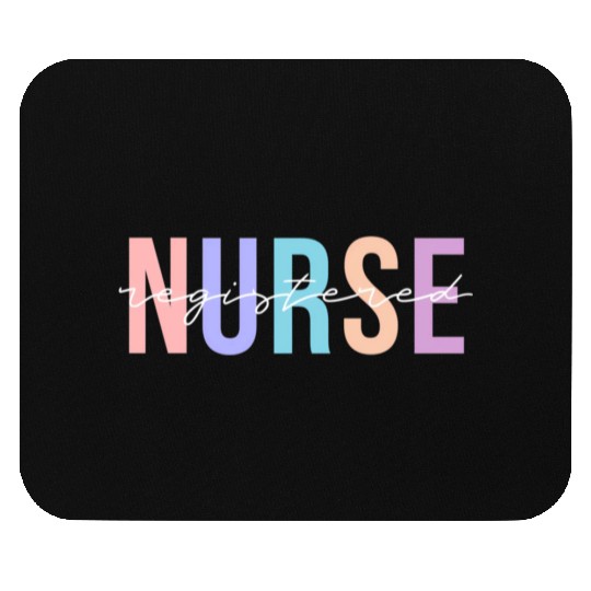 Registered Nurse Rn Emergency Room Nurse Mouse Pads