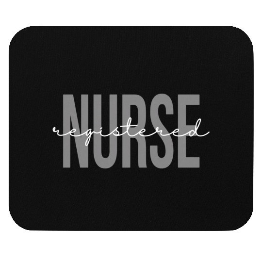 Registered Nurse Rn Emergency Room Mouse Pads